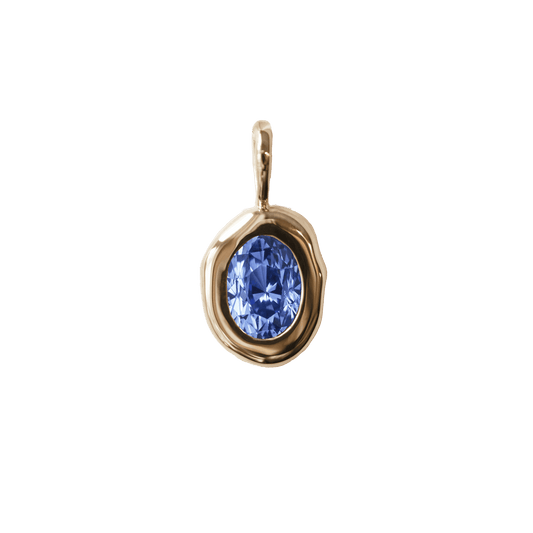 Molten Heirloom Pendant - Sapphire