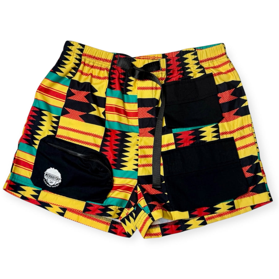 Into the Wild Patchwork Cargo Shorts