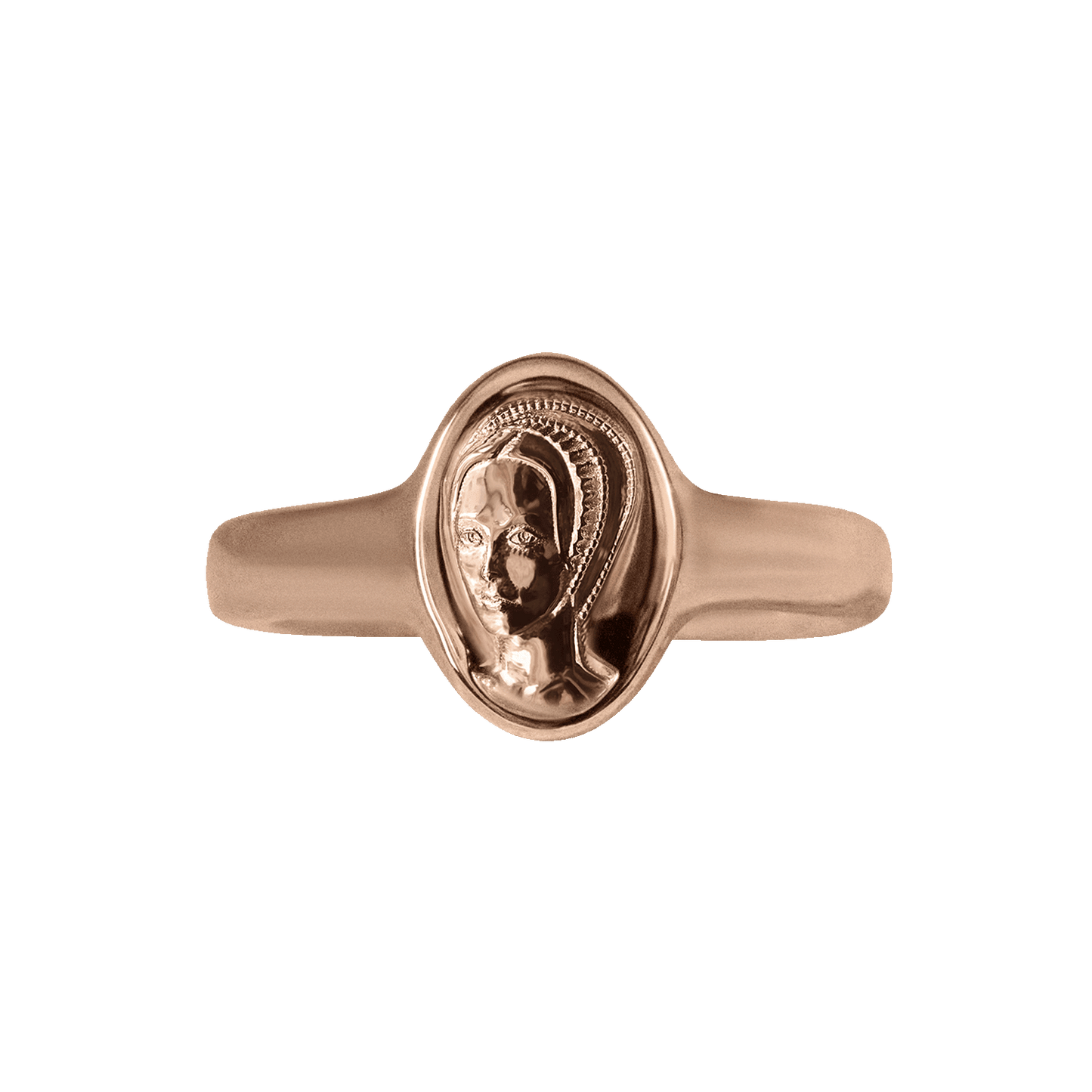 Anne Boleyn Solid Gold Signet Ring