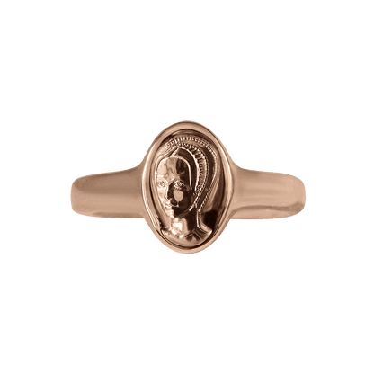 Anne Boleyn Solid Gold Signet Ring