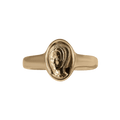Anne Boleyn Solid Gold Signet Ring
