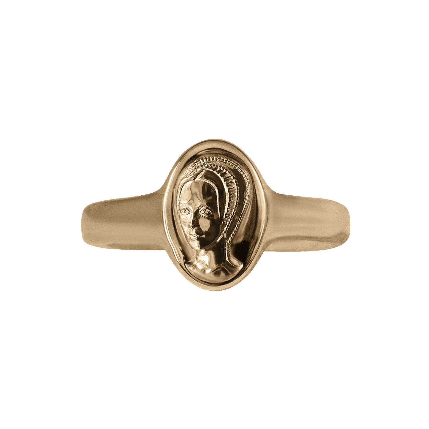 Anne Boleyn Solid Gold Signet Ring