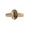 Anne Boleyn Solid Gold Signet Ring