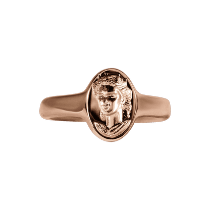 Boudica Solid Gold Signet Ring