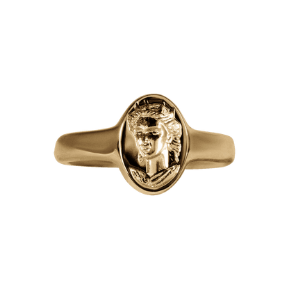 Boudica Solid Gold Signet Ring