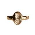 Sappho Solid Gold Signet Ring