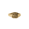 Magic Sator Square Gold Signet Ring