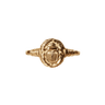 Ancient Scarab Solid Gold Ring