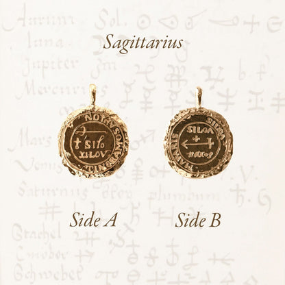 Sagittarius Alchemical Zodiac Pendant