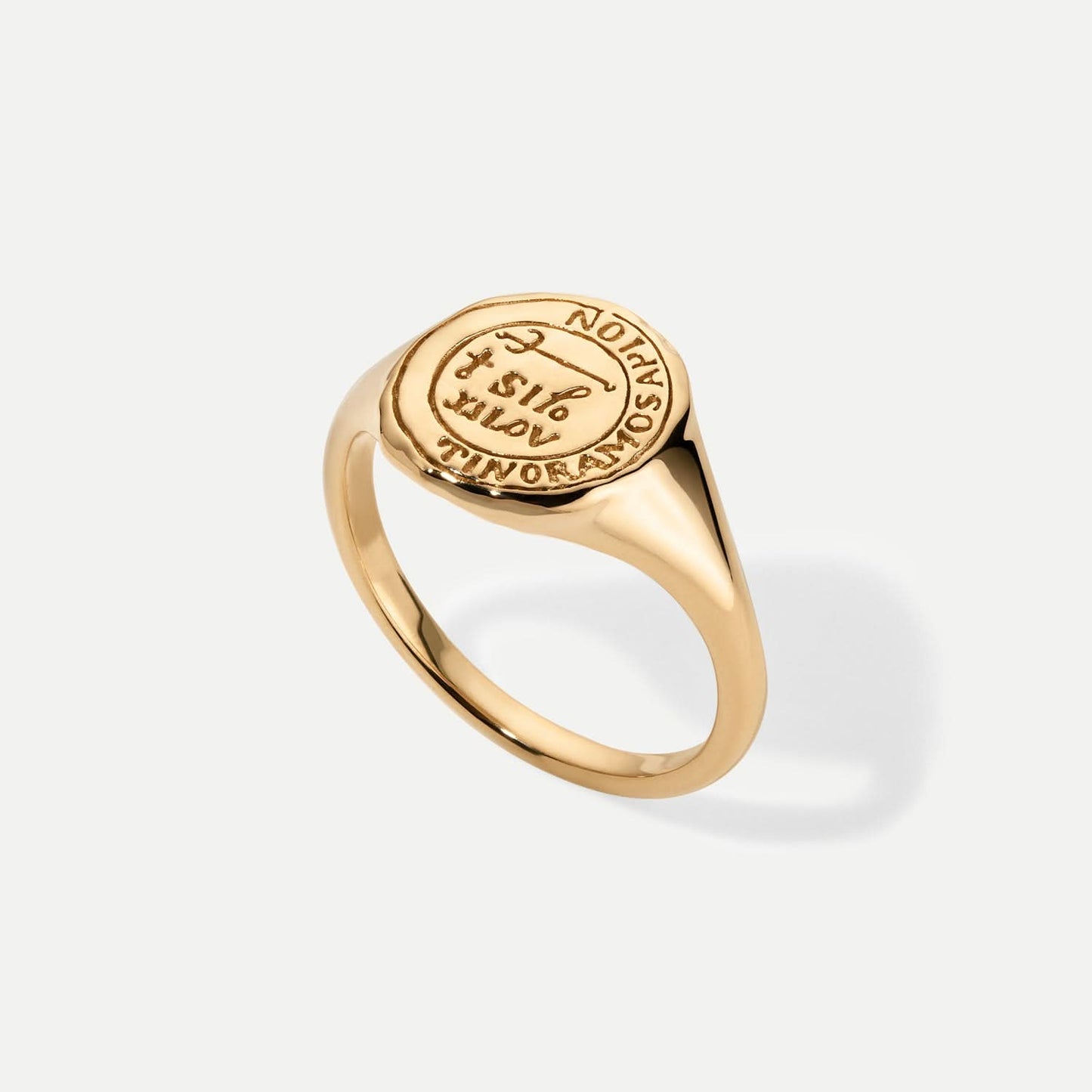 Sagittarius Alchemical Zodiac Signet Ring