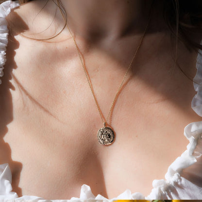 Pisces Alchemical Zodiac Pendant