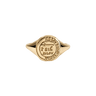 Sagittarius Alchemical Zodiac Signet Ring