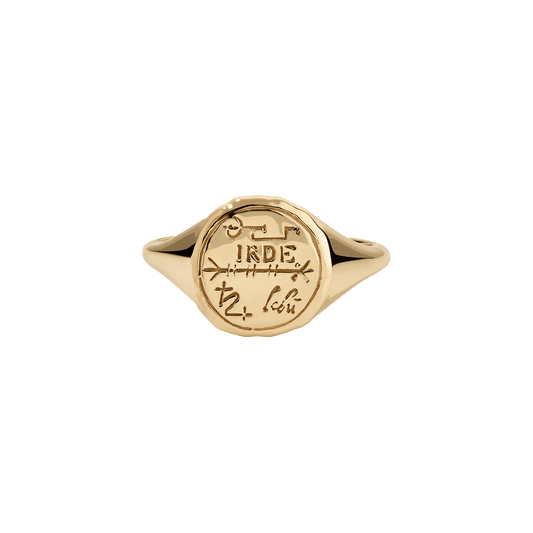 Scorpio Alchemical Zodiac Signet Ring
