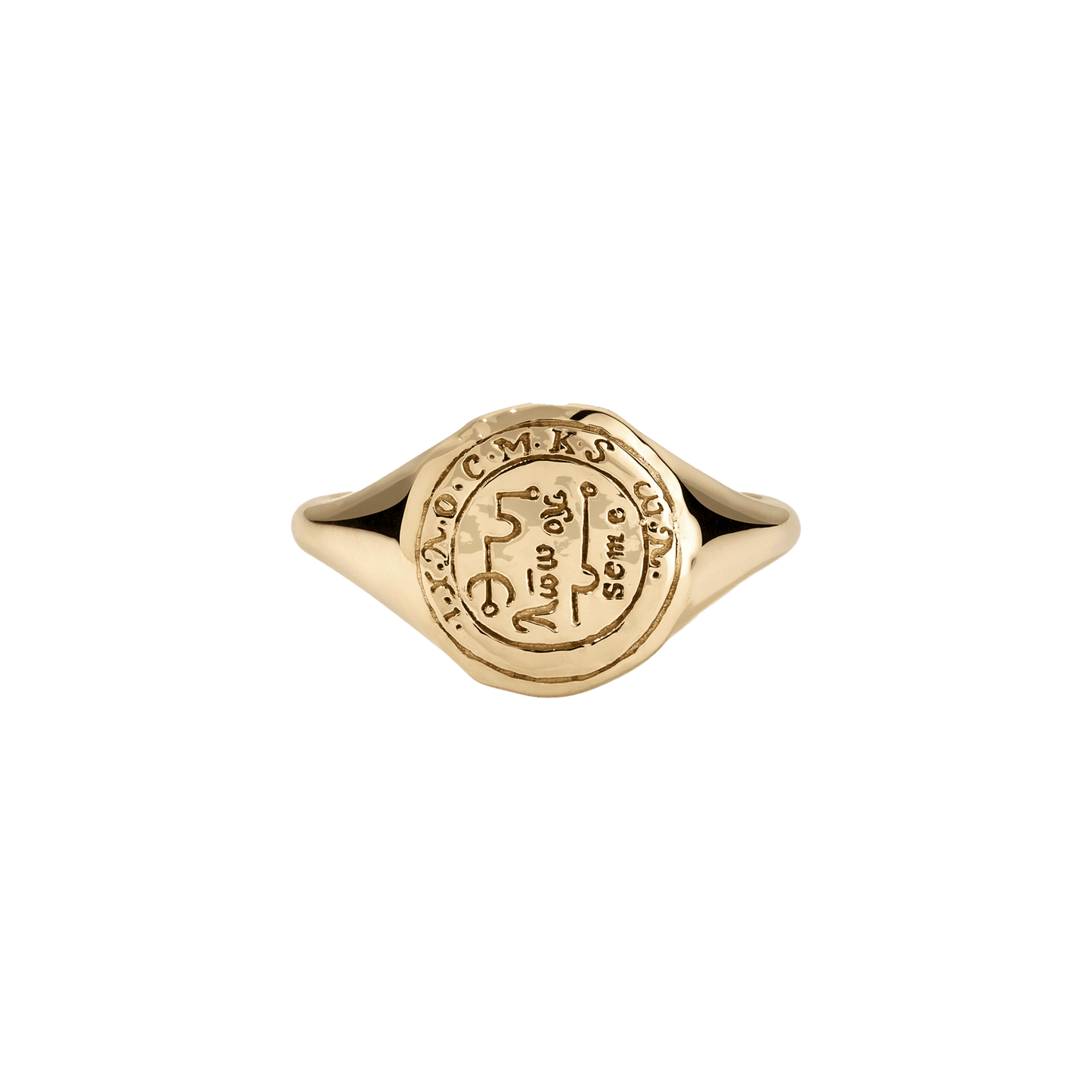 Taurus Alchemical Zodiac Signet Ring
