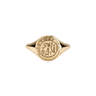 Taurus Alchemical Zodiac Signet Ring