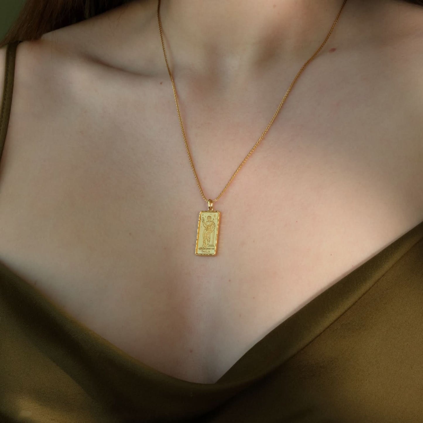 Thalia Muse of Comedy Necklace