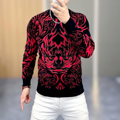 Shining Flame Lion Sweater