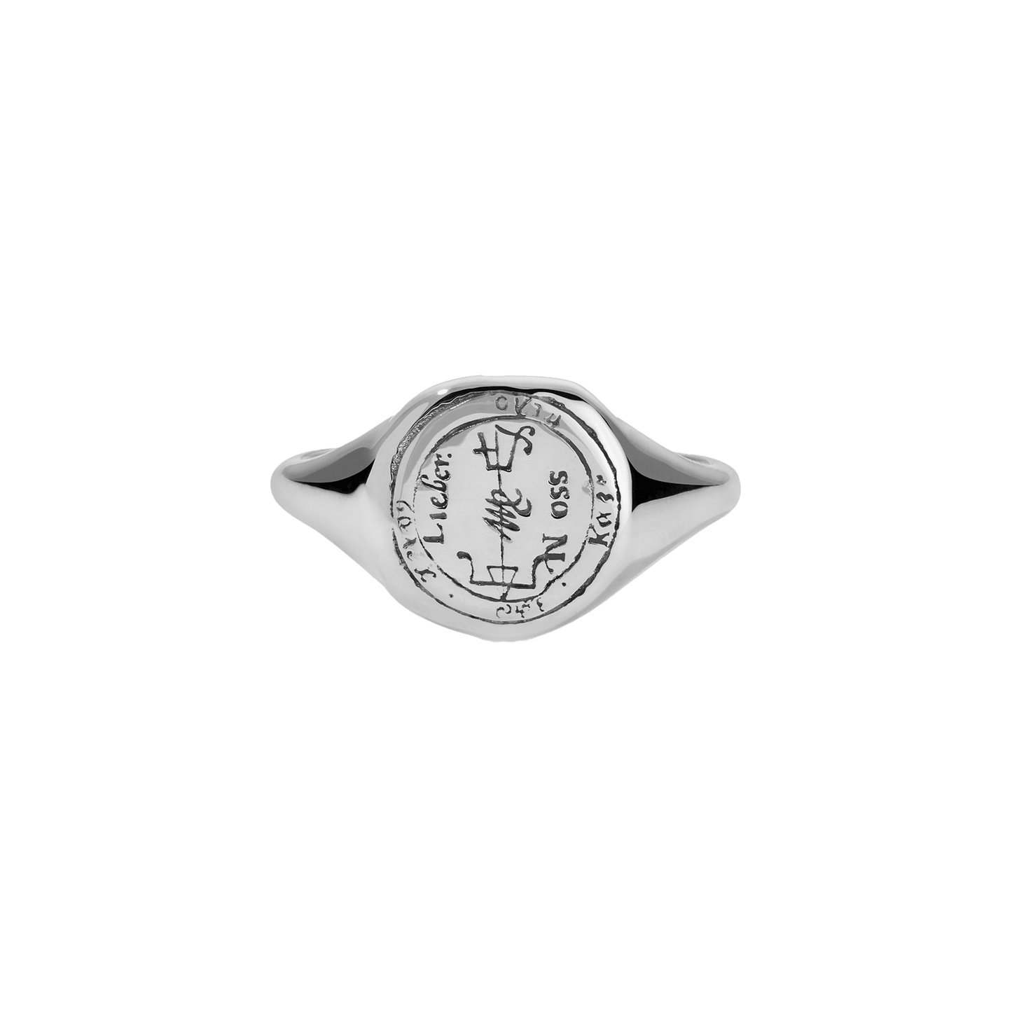 Virgo Alchemical Zodiac Signet Ring