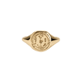 Virgo Alchemical Zodiac Signet Ring