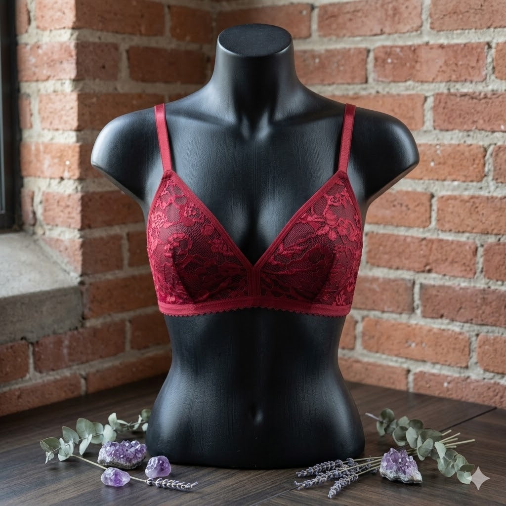 Net Lace Summer Bralette Collection – Non Padded Soft & Breathable Comfort Wear
