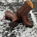 Original Deerskin  Zipper Cowboy Boots