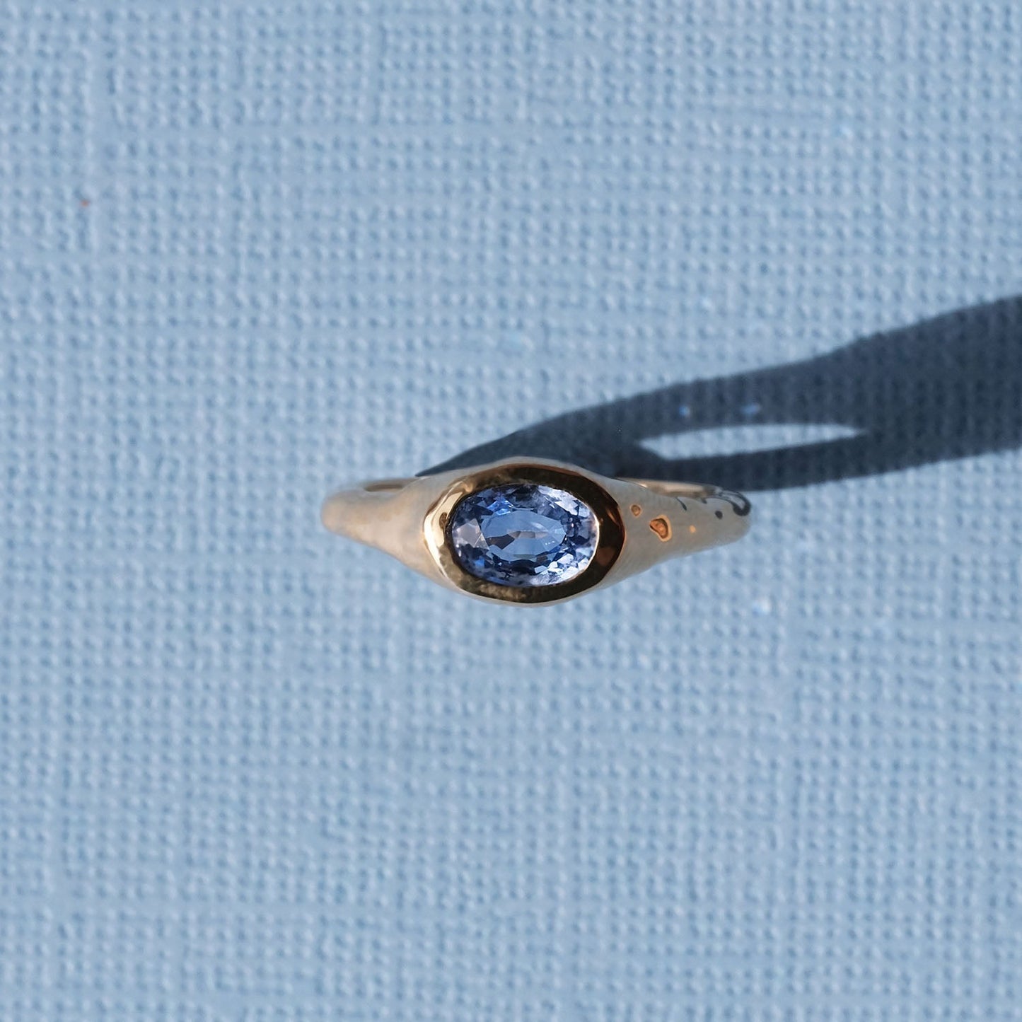 Amphitrite Molten Sapphire Ring