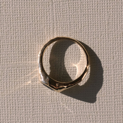 Amphitrite Molten Sapphire Ring