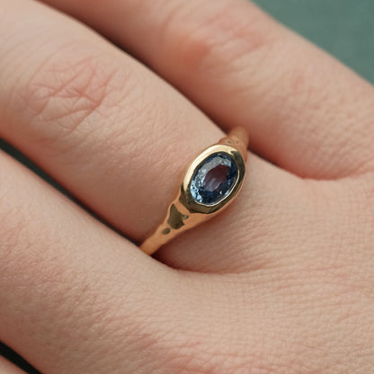 Amphitrite Molten Sapphire Ring