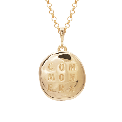 Medusa 7 Emerald Medallion Necklace