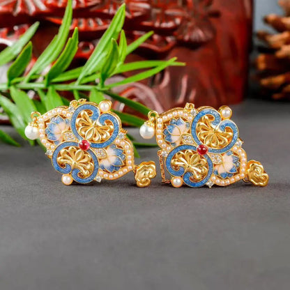 BodhiBloom Lotus Bloom Enamel Pendant