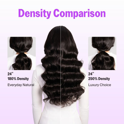 13x6 Glueless Lace Front Wig HD Transparent Lace Body wave Wig