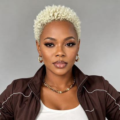 Pixie 13X4 Short Curly Hair For Black Women