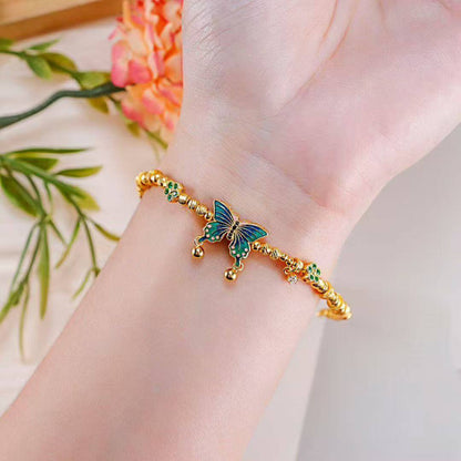 Enchanted Butterfly Bracelet – Cloisonné Enamel Edition | BodhiBloom