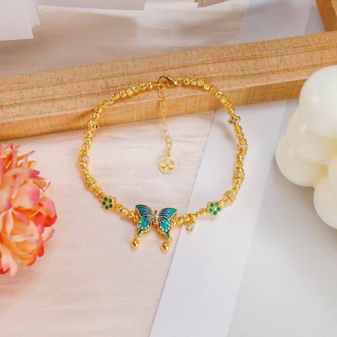 Enchanted Butterfly Bracelet – Cloisonné Enamel Edition | BodhiBloom