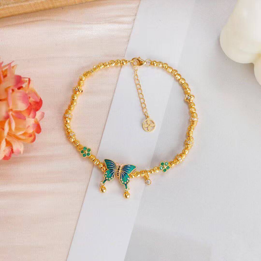 Enchanted Butterfly Bracelet – Cloisonné Enamel Edition | BodhiBloom