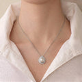 7-7.5mm Dainty White Freshwater Pearl Teardrop Necklace