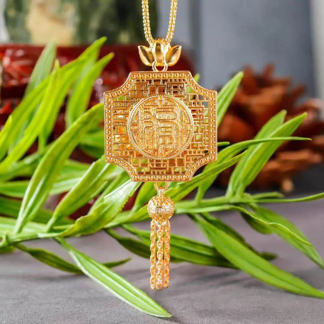 Fortunes Blush Enamel Pendant – Cloisonné Edition