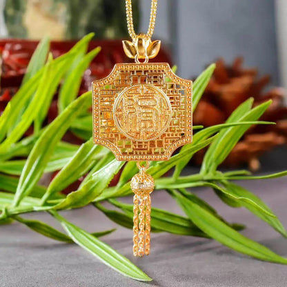 Fortunes Blush Enamel Pendant – Cloisonné Edition