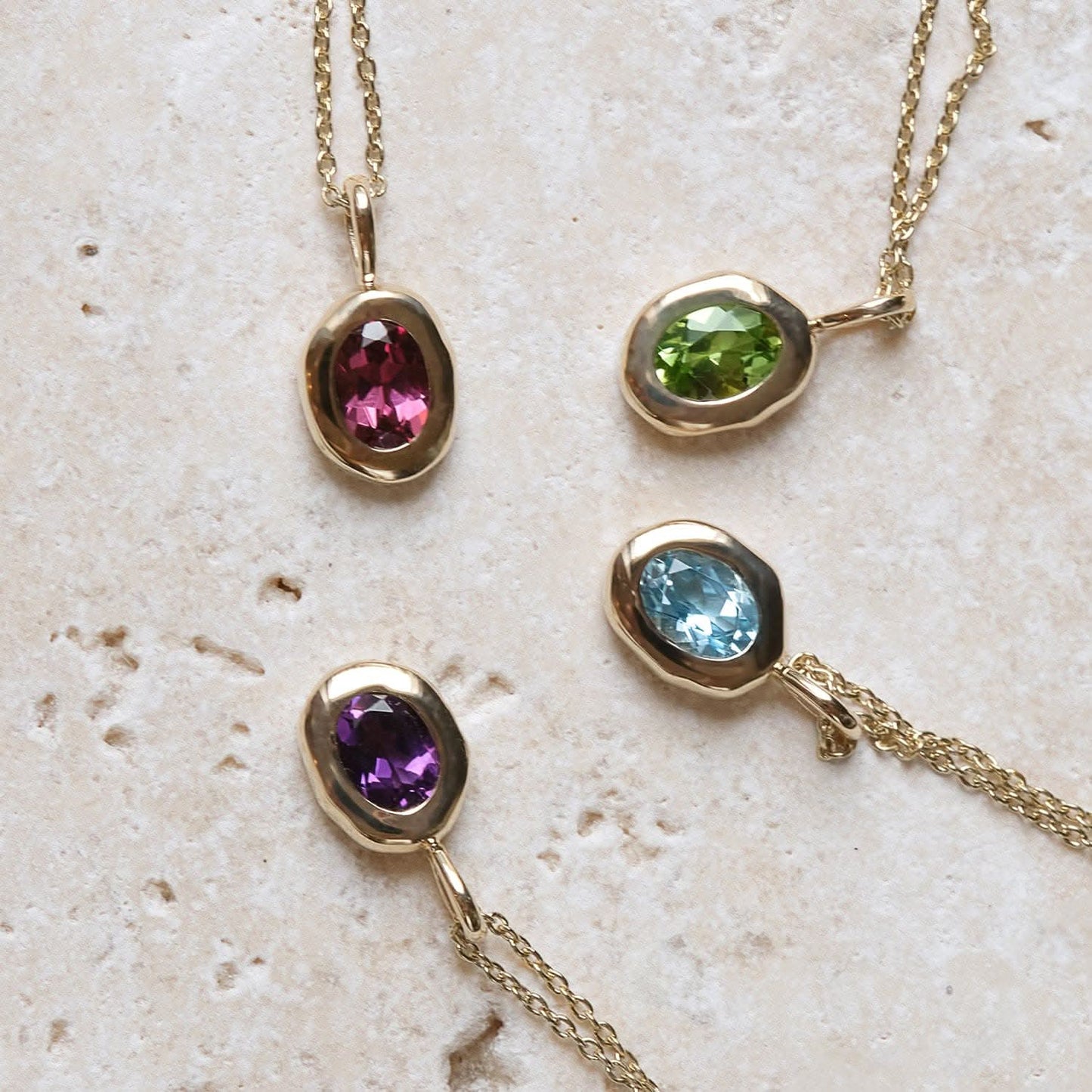 Molten Heirloom Pendant - Peridot