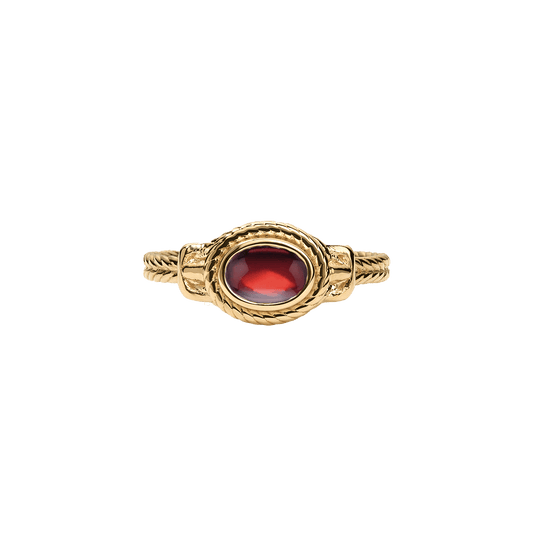 Ancient Heirloom Ring - Garnet
