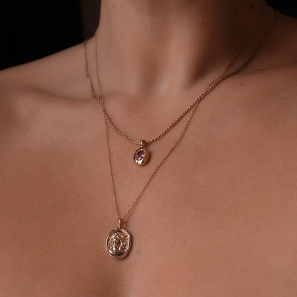 Molten Heirloom Pendant - Amethyst