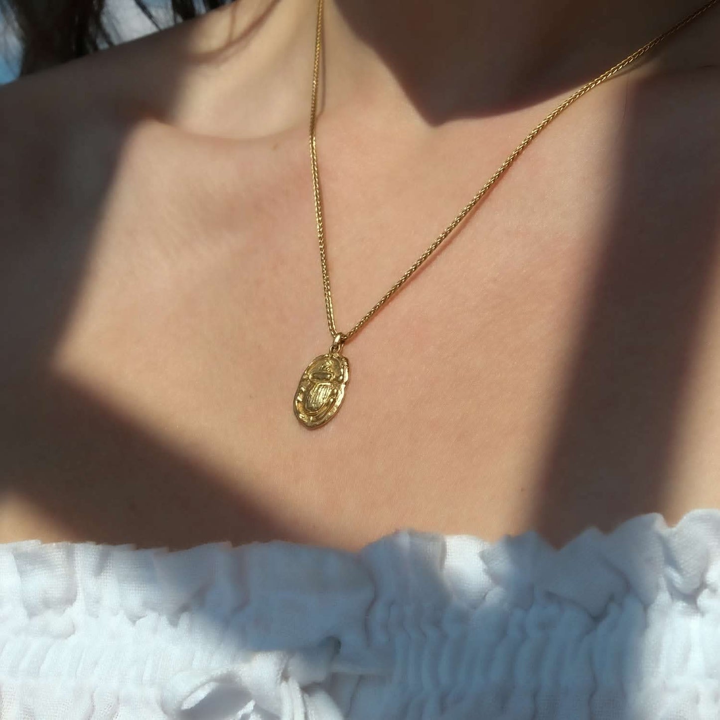 Ancient Scarab Talisman Pendant