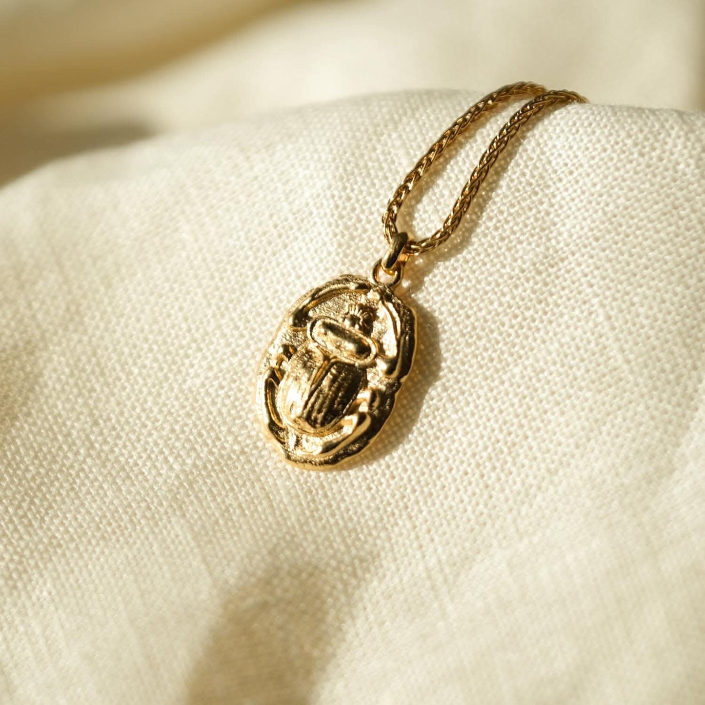 Ancient Scarab Talisman Pendant