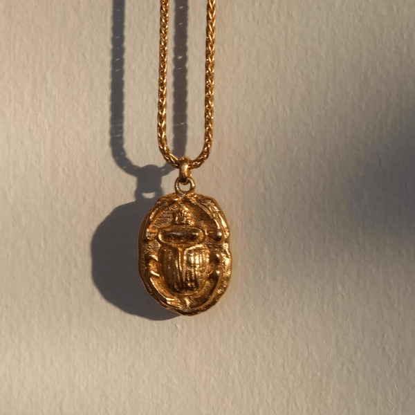 Ancient Scarab Talisman Pendant