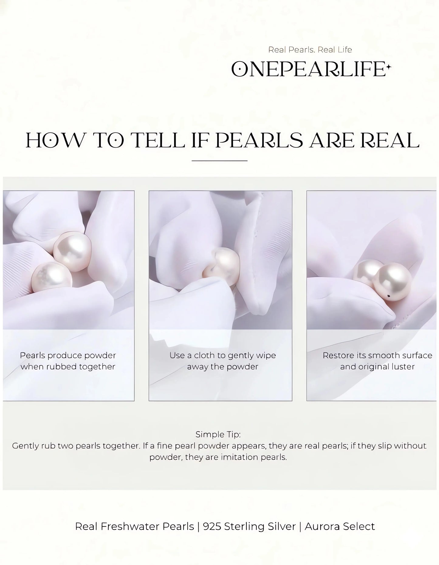 Double-Layer White Pearl Bracelet, Classic 6-7mm Freshwater Pearl Strand for Women