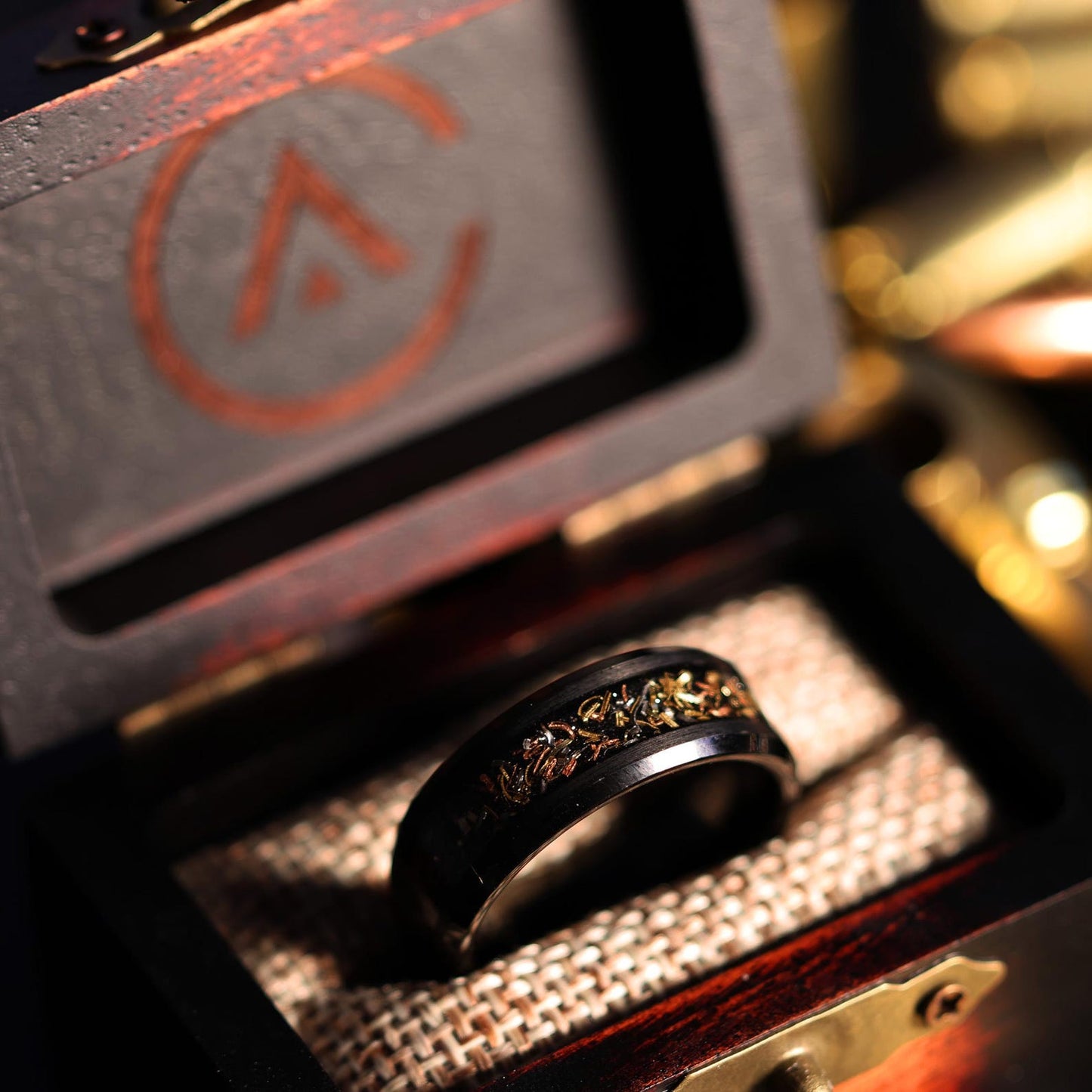 Reclaimed Bullet Shell Wedding Ring