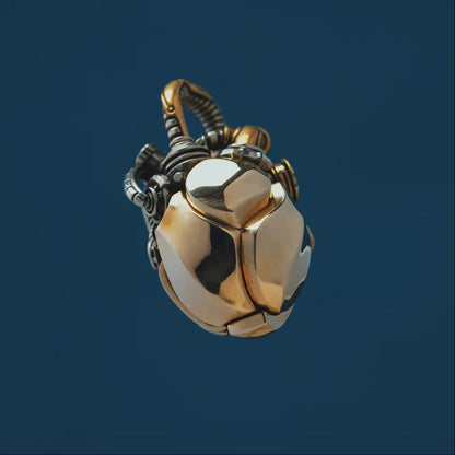 Mechanical Heart Anatomical Necklace