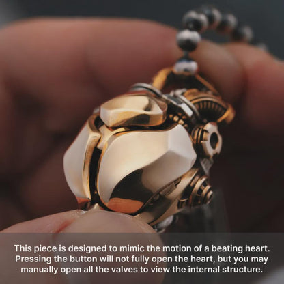 Mechanical Heart Anatomical Necklace