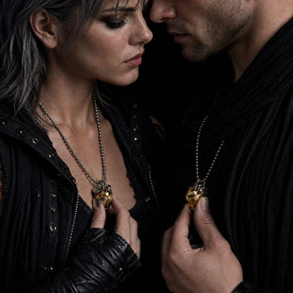 Mechanical Heart Anatomical Necklace