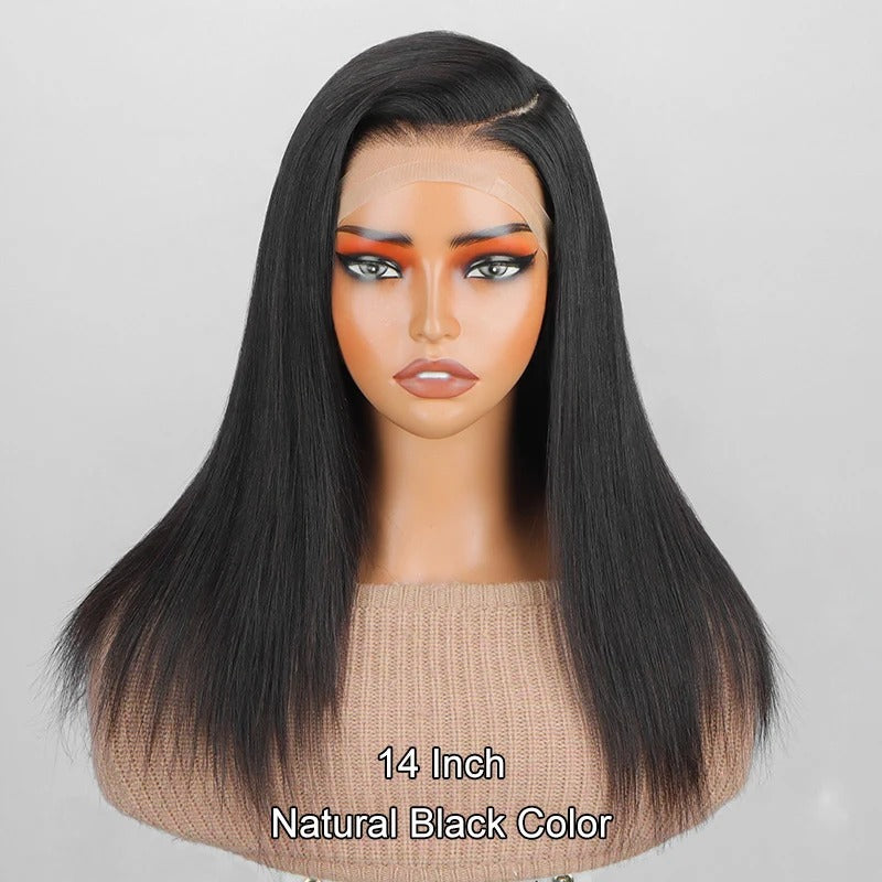 Mila | Glueless Medical Wig For Hair Loss Silk Top Full Lace Straight Human Hair Wigs